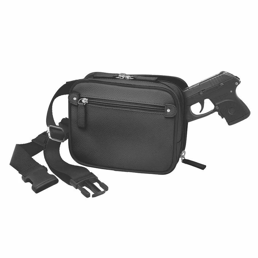 Sling Waist Pack Concealed Carry Cowhide Purse - Image 5