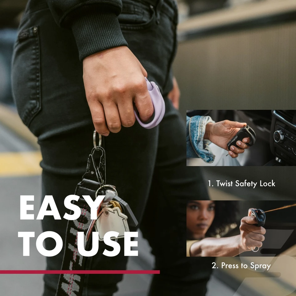 SABRE Quick Grip Pepper Spray Kit with Practice Spray - Image 5