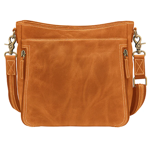 Slim Crossbody Concealed Carry Purse Distressed Buffalo - Image 2