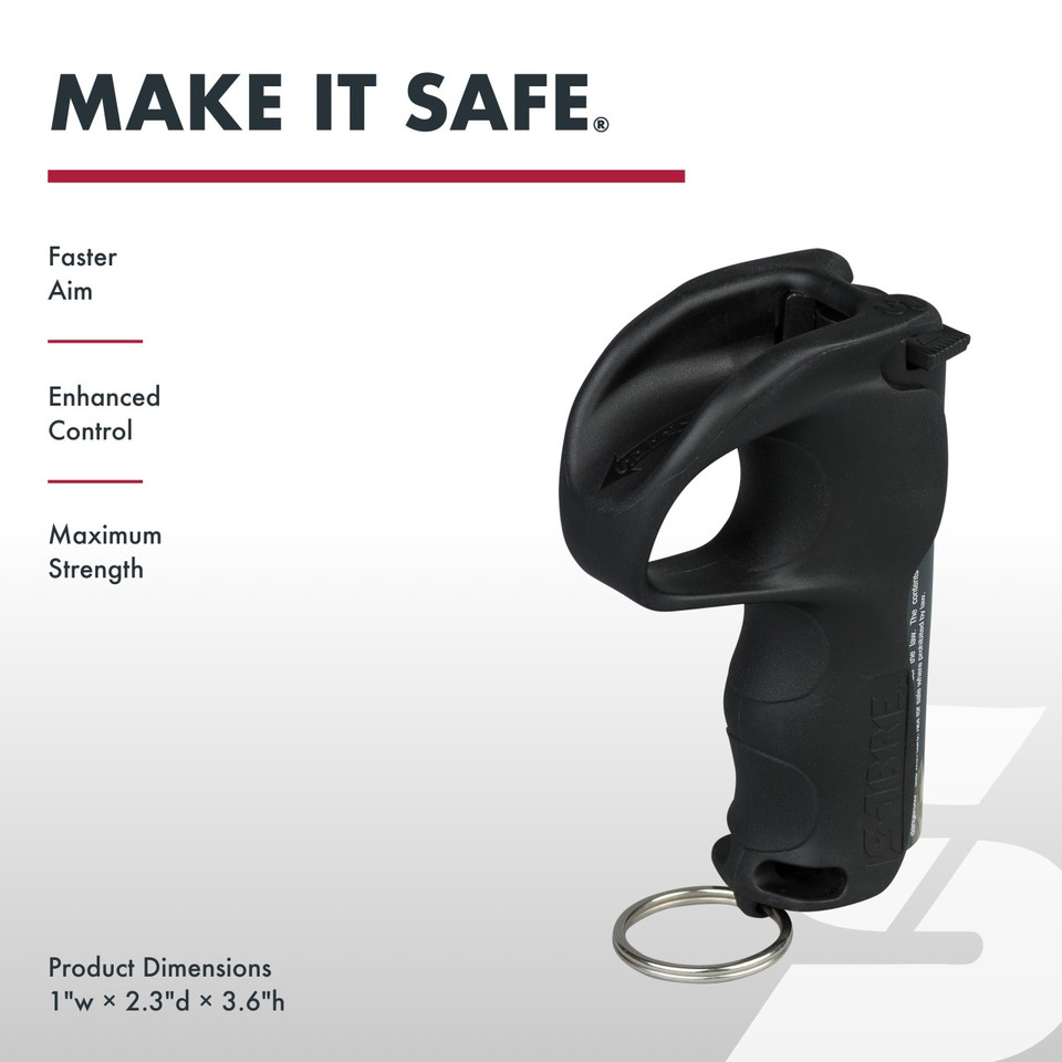 SABRE Quick Grip Pepper Spray Kit with Practice Spray - Image 2