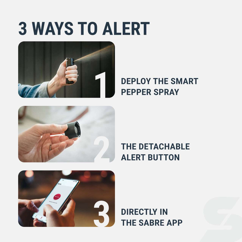 SABRE SMART Pepper Spray 2.0 with Emergency Alerts - Image 3
